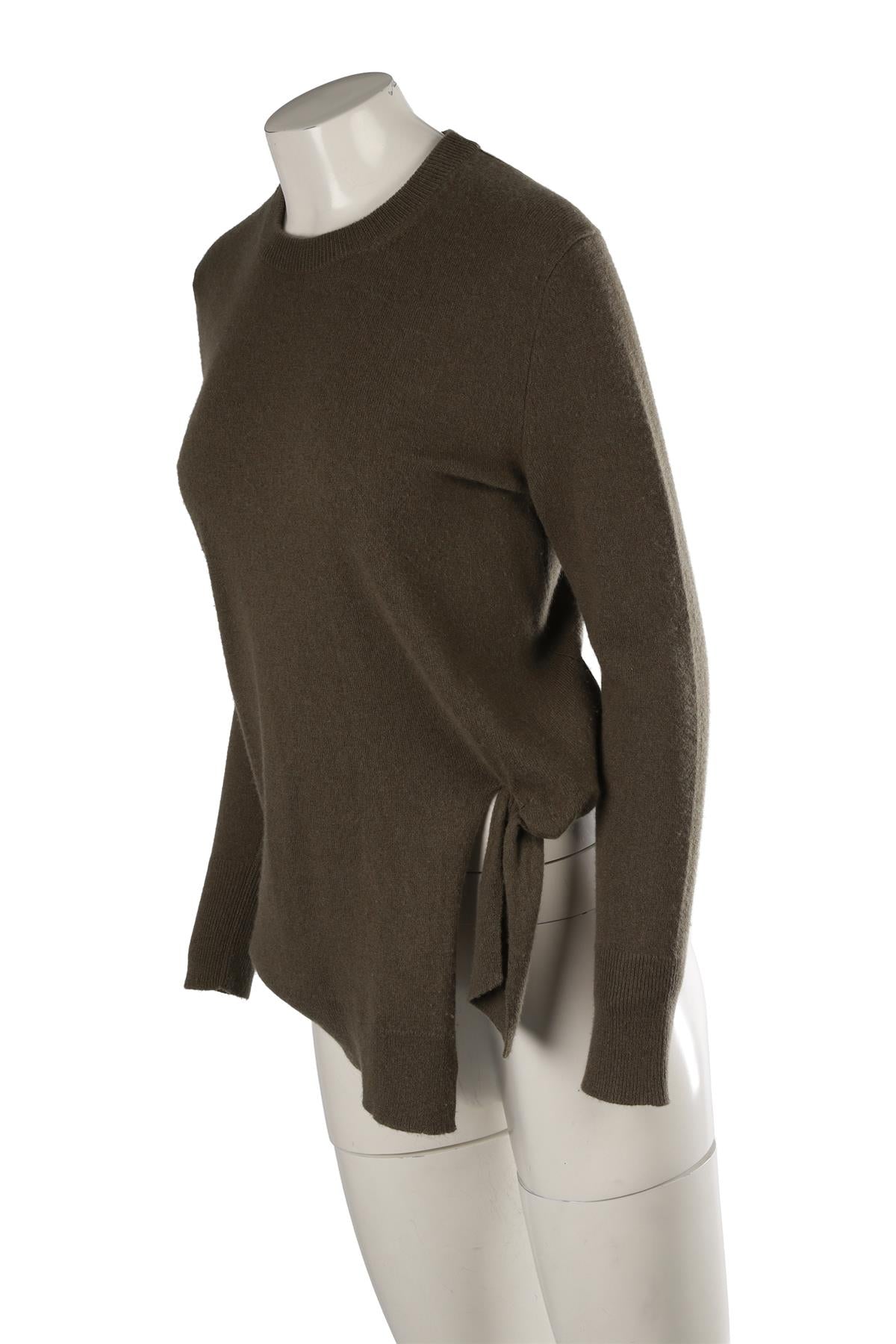 GREEN CASHMERE SWEATER