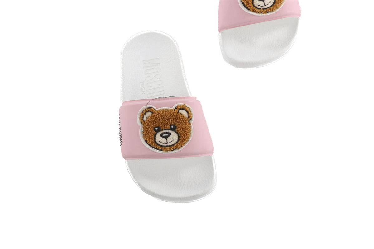 MOSCHINO PINK KIDS GIRLS SLIDES EU 27-28
