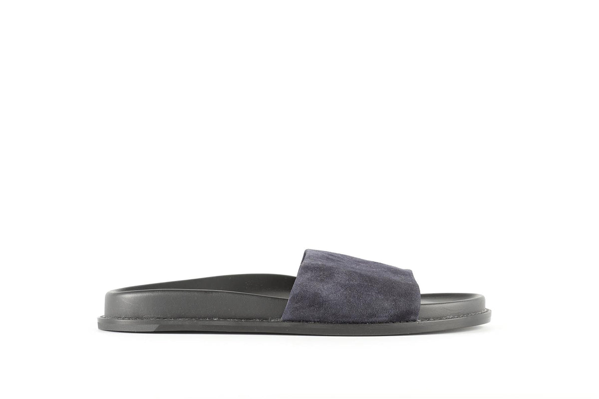 MR P. NAVY MEN'S SUEDE SLIDES EU 41.5 UK 7.5 US 8.5