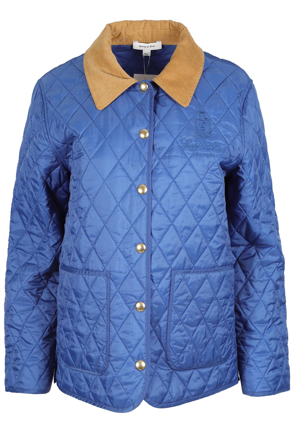 SPORTY & RICH BLUE SHELL JACKET SMALL