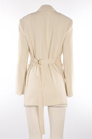CHLOÉ CREAM WOOL BLAZER FR 36 UK 8