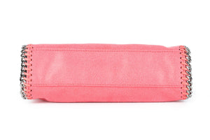 STELLA MCCARTNEY PINK FALABELLA MINI FAUX LEATHER SHOULDER BAG