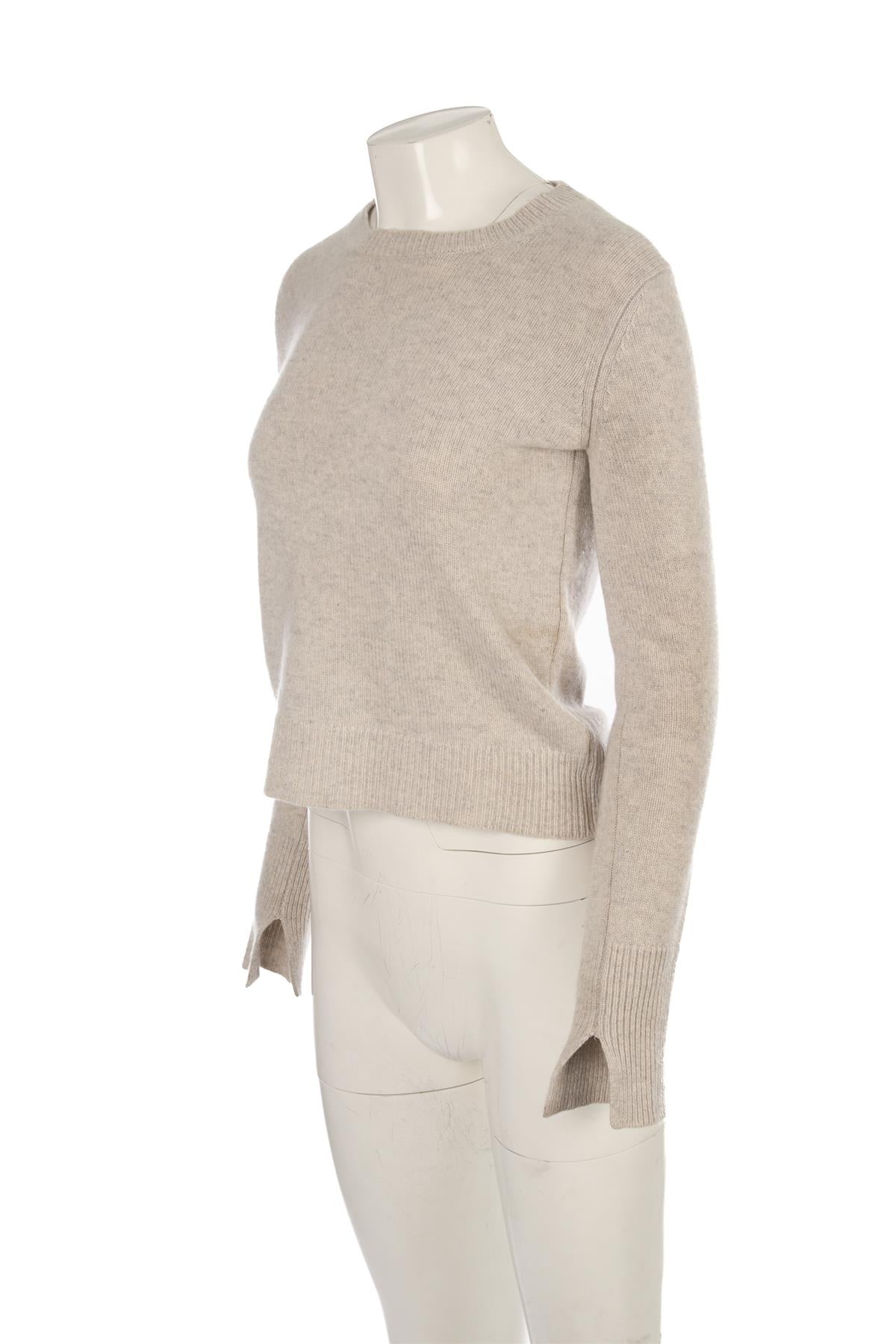 JOSEPH GREY CASHMERE SWEATER XSMALL