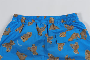 PALM ANGELS BLUE KIDS BOYS SWIM SHORTS 8 YEARS