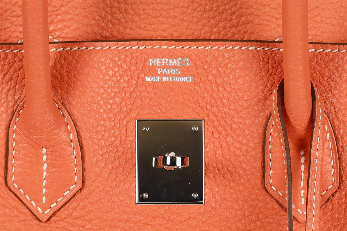 HERMÈS 2013 BIRKIN 35CM CLEMENCE LEATHER BAG