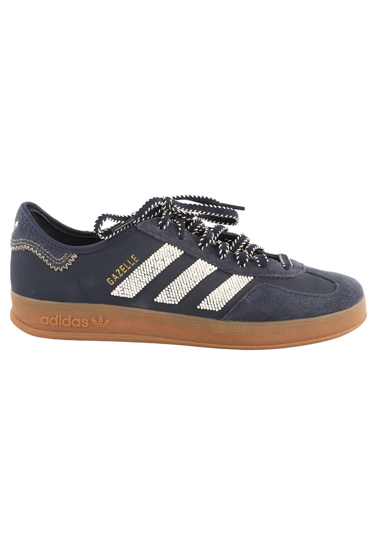 ADIDAS X CLOT BLUE MENS GAZELLE INDOOR COLLEGIATE NAVY OFF WHITE EU 42.5 UK 8.5 US 9