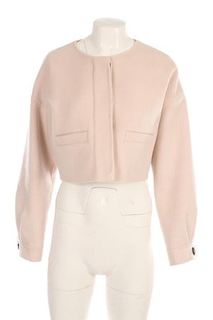 SOFT GOAT ECRU CASHMERE JACKET XSMALL