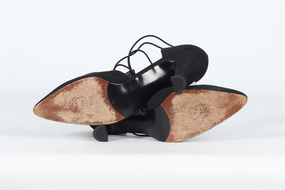 STUART WEITZMAN VINTAGE GROSGRAIN PUMPS EU 37 UK 4 US 7