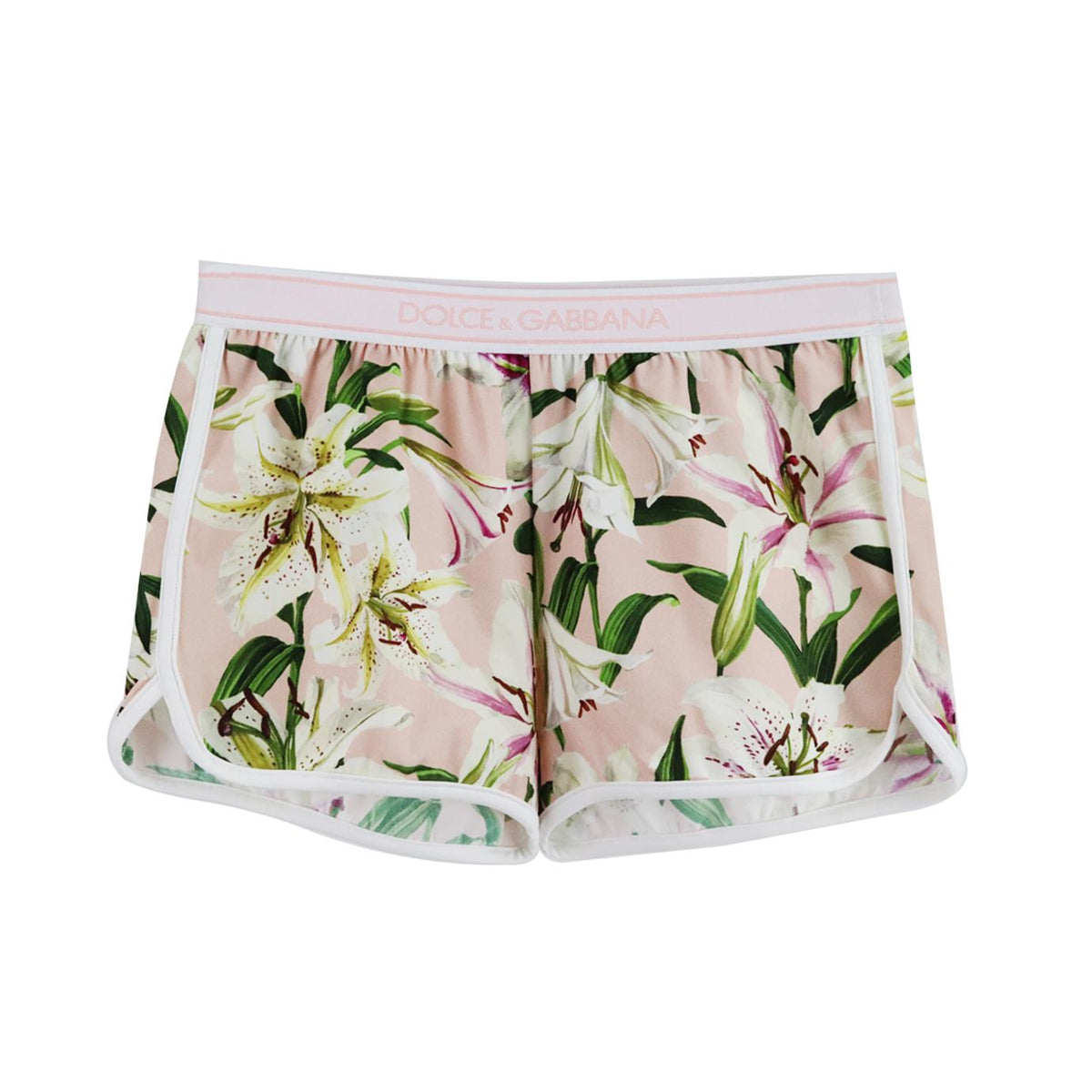 DOLCE AND GABBANA KIDS GIRLS FLORAL SHORTS 5 YEARS