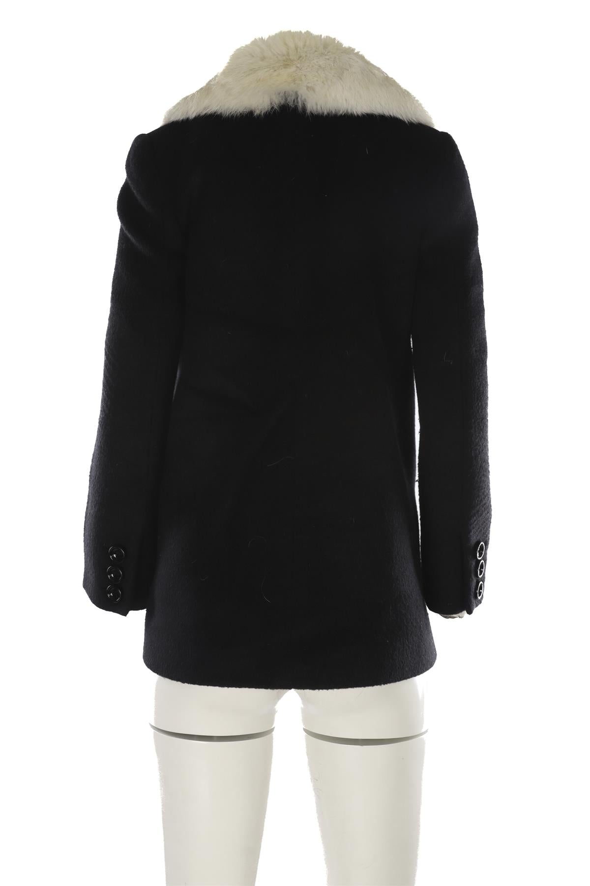 MOSCHINO CHEAP AND CHIC BLACK WOOL JACKET IT 40 UK 8