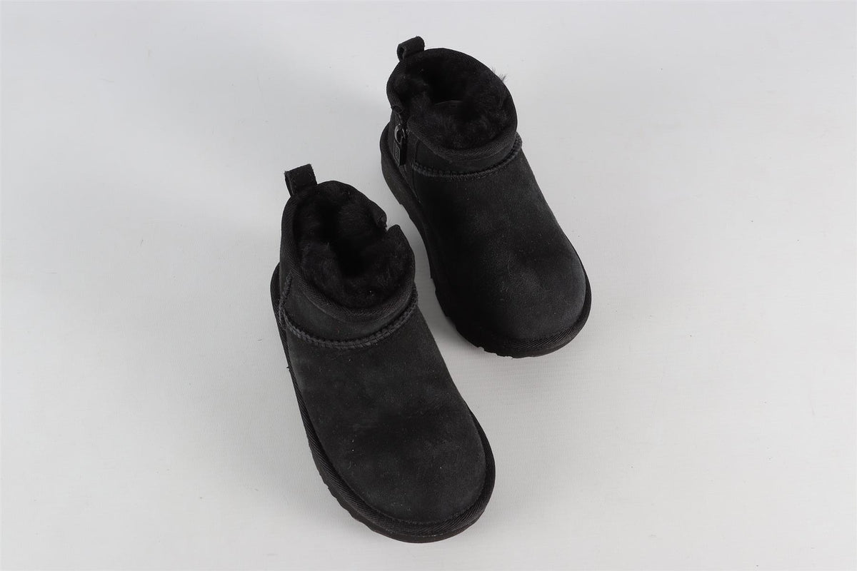 UGG BLACK KIDS GIRLS BOOTS EU 28.5 UK 10, US 11