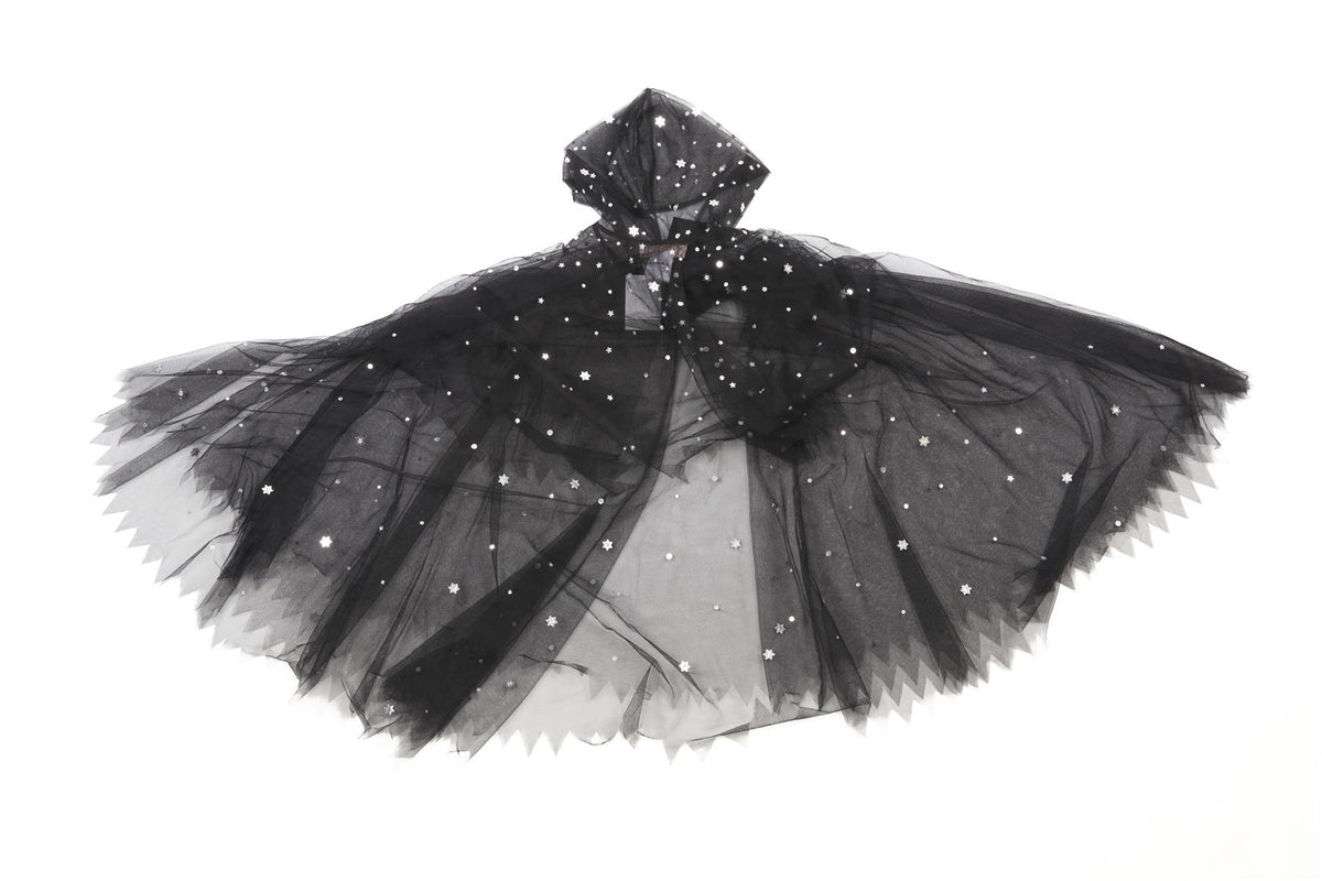 TUTU DU MONDE BLACK KIDS GIRLS CAPE XSMALL