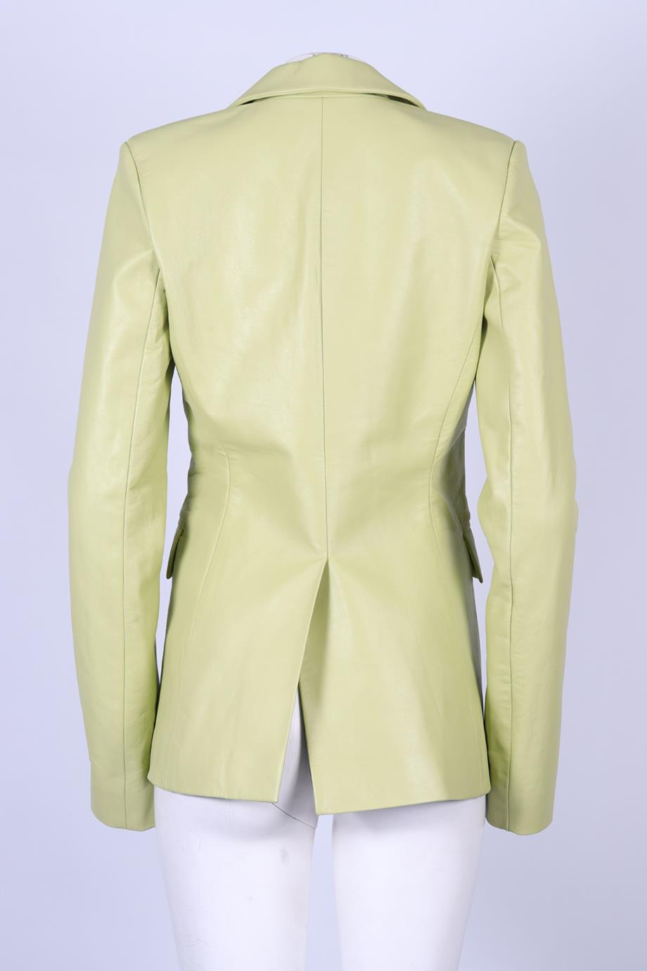 LAQUAN SMITH LEATHER BLAZER SMALL
