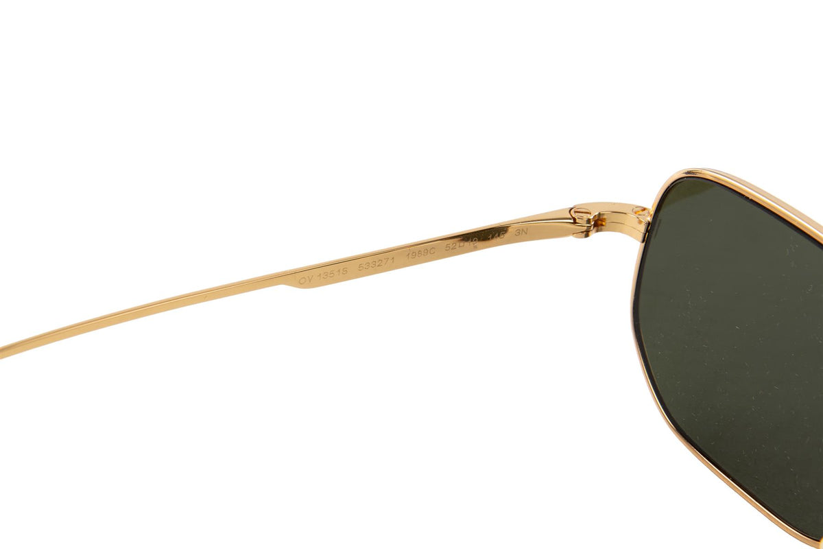OLIVER PEOPLES + KHAITE GOLD 1989C GOLD TONE SUNGLASSES