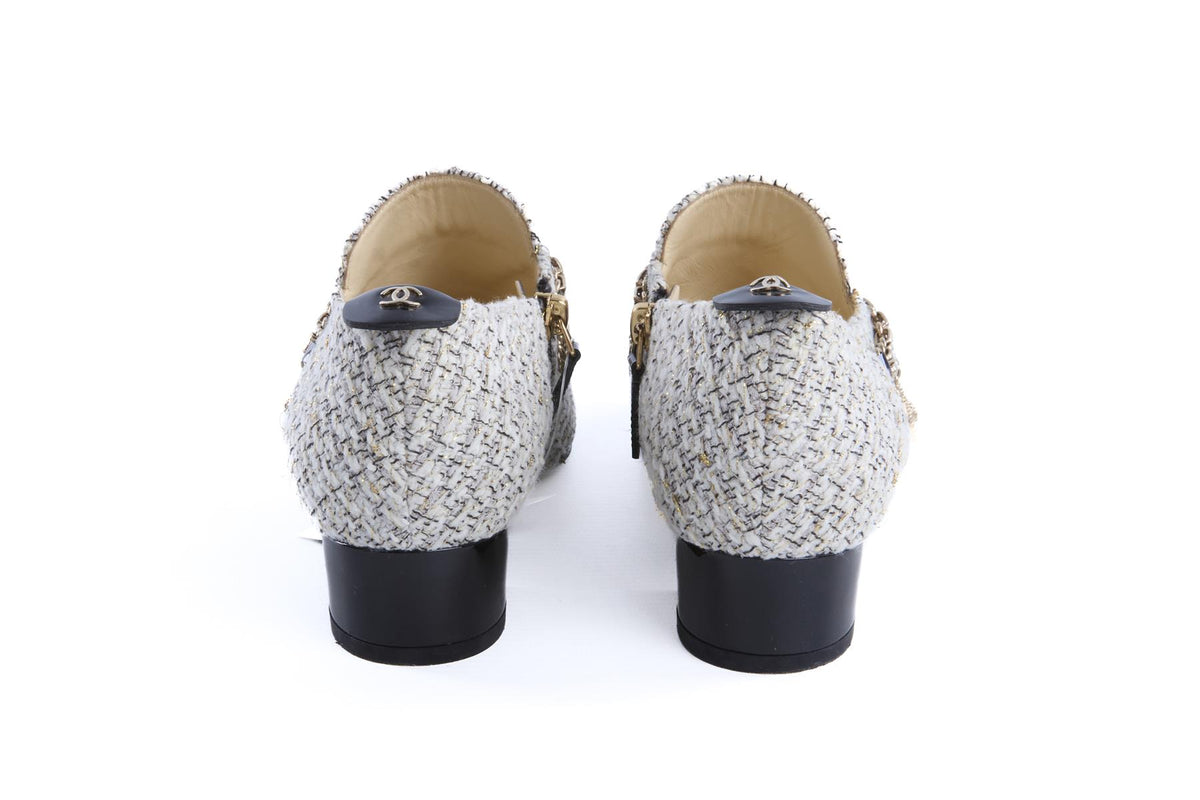 CHANEL MULTI 2016 TWEED ANKLE BOOTS EU 38 UK 5 US 8