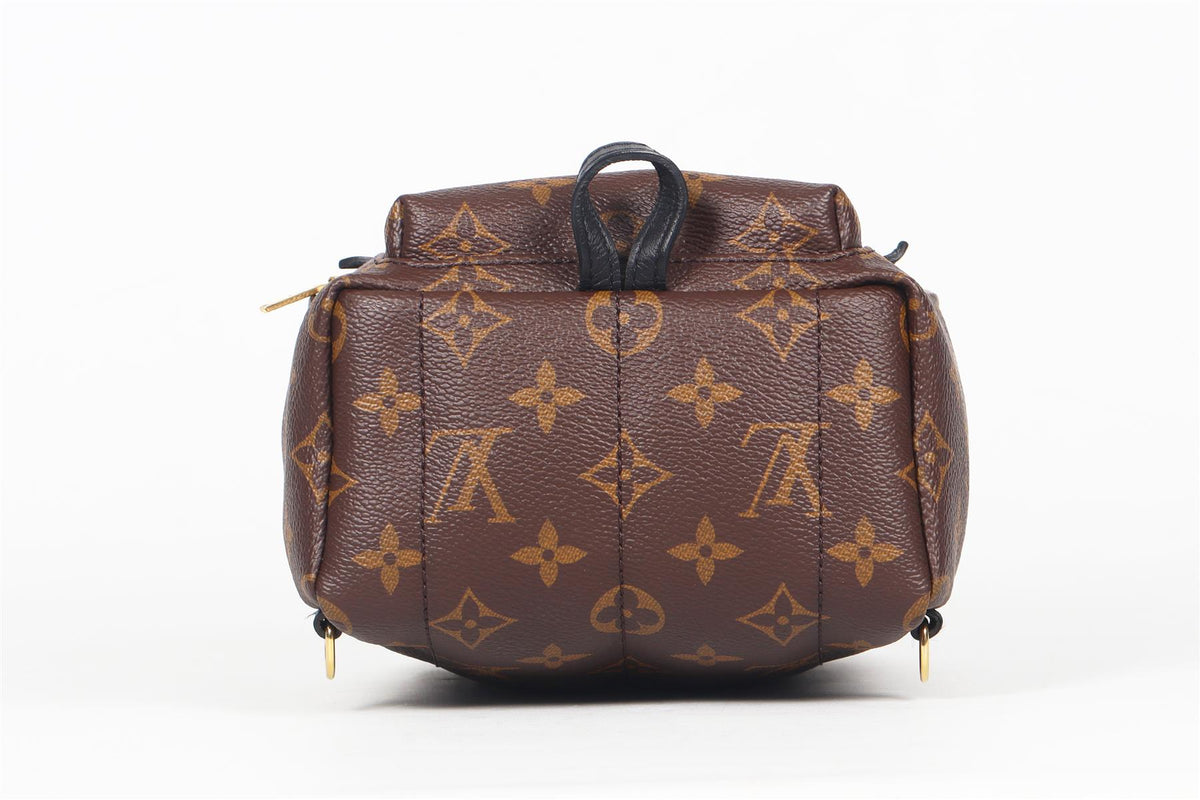 LOUIS VUITTON PALM SPRINGS MINI MONOGRAM COATED CANVAS BACKPACK
