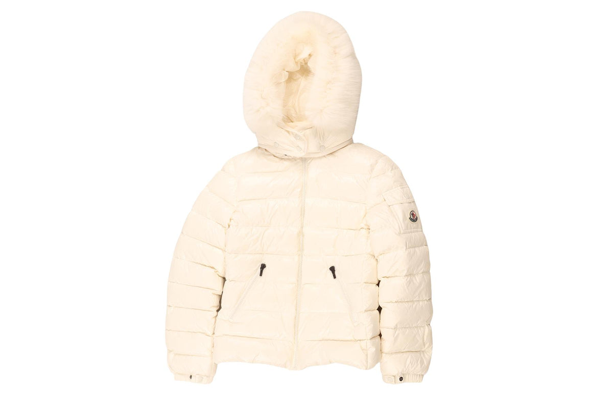 MONCLER IVORY KIDS GIRLS JACKET 12 YEARS