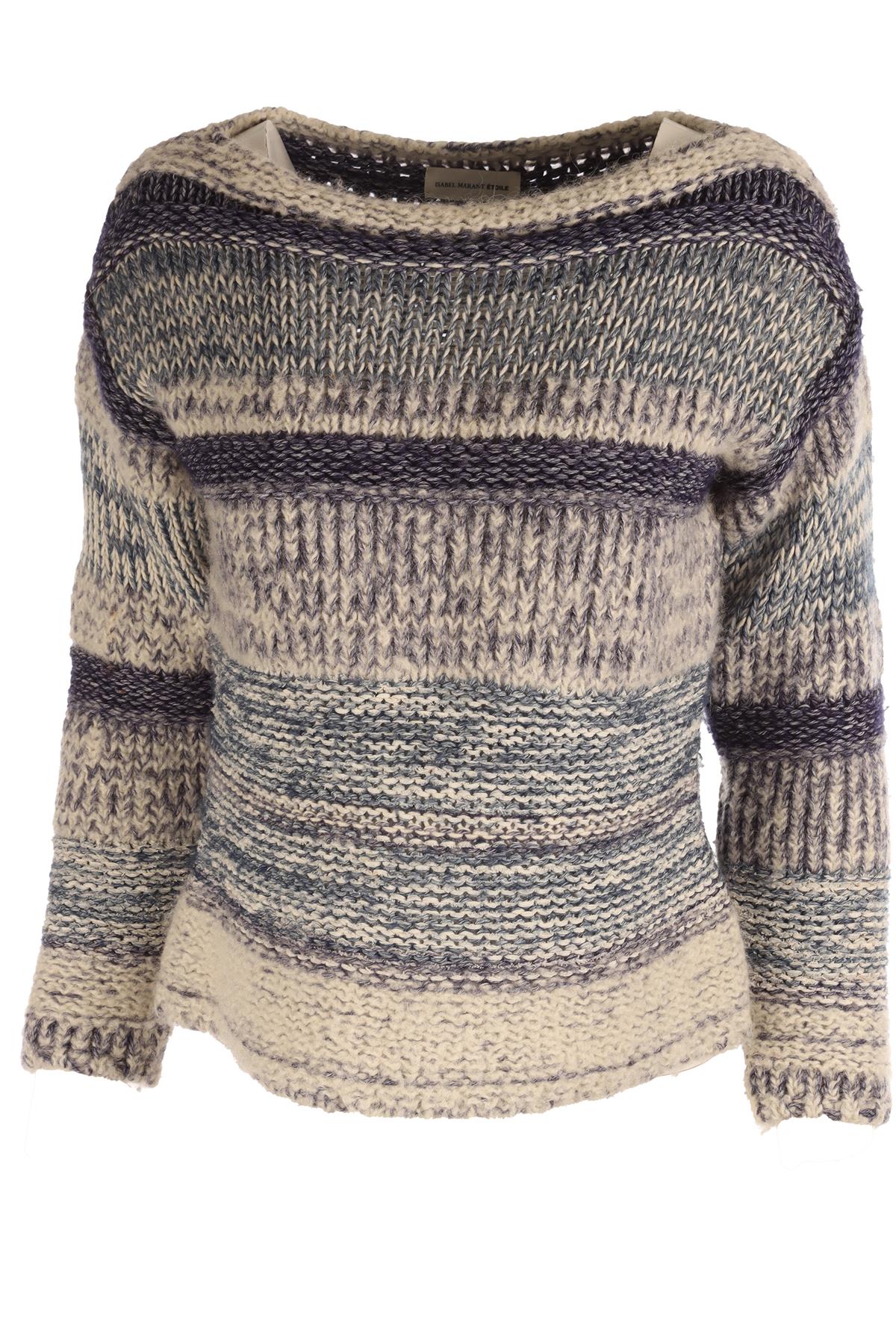 ISABEL MARANT ÉTOILE BLUE WOOL SWEATER FR 36 UK 8