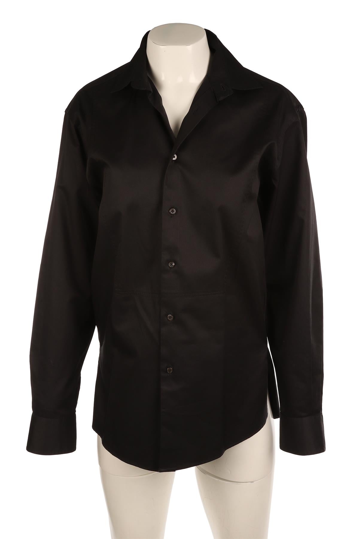 ALEX EAGLE BLACK COTTON SHIRT UK 6