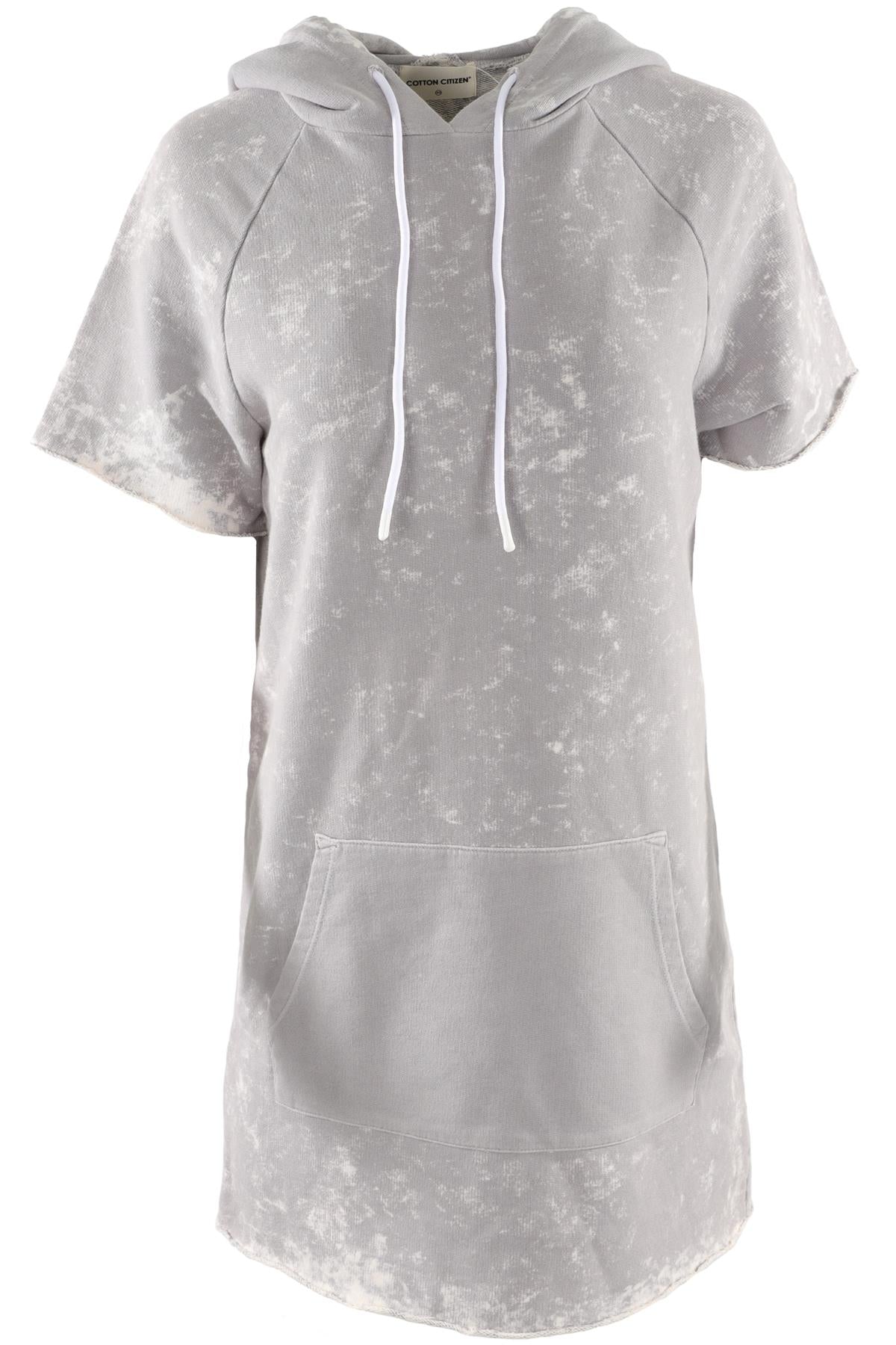 COTTON CITIZEN GREY COTTON MINI DRESS XSMALL