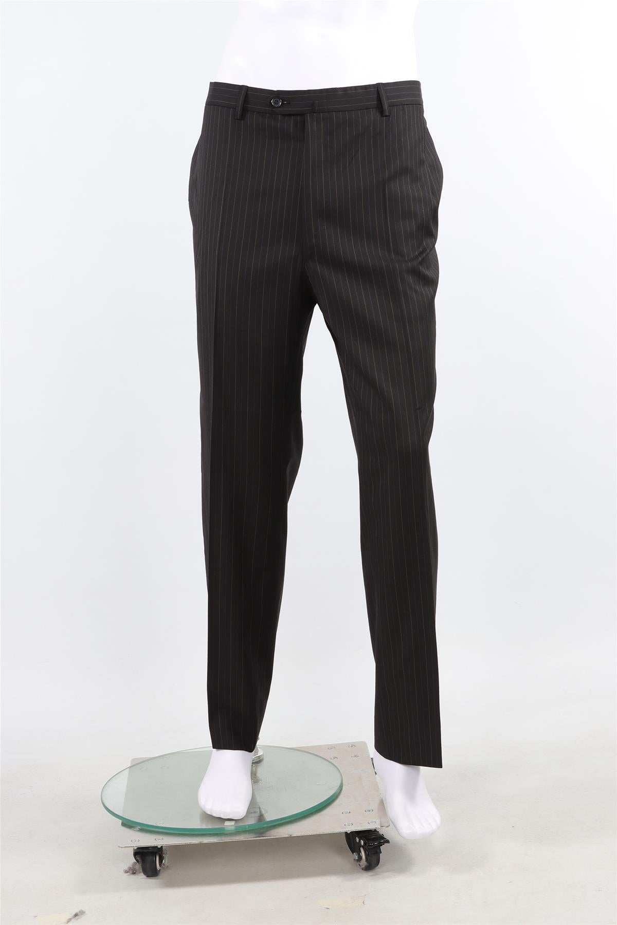 BRIONI BLACK MEN'S WOOL TWO PIECE SUIT IT 46 UK/US 36