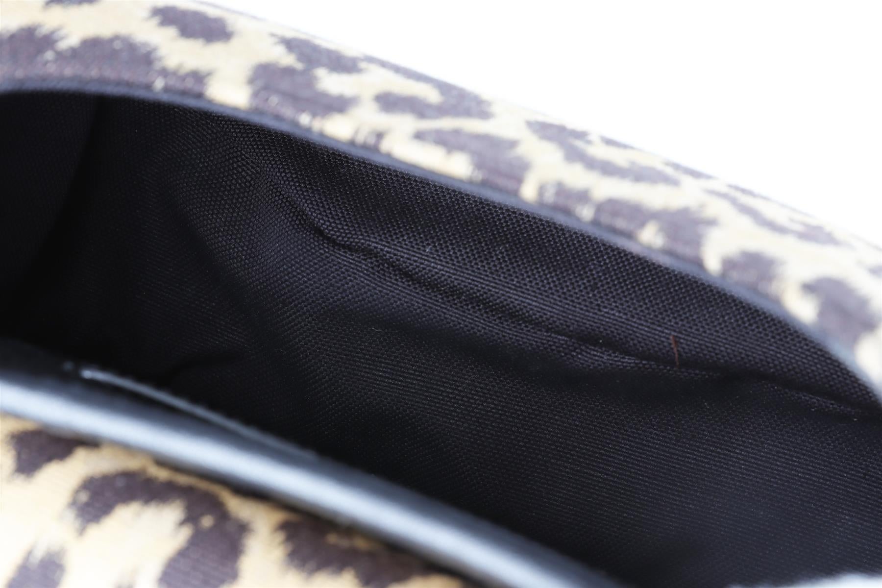 CHRISTIAN DIOR BLACK 2022 BOBBY MEDIUM CANVAS SHOULDER BAG