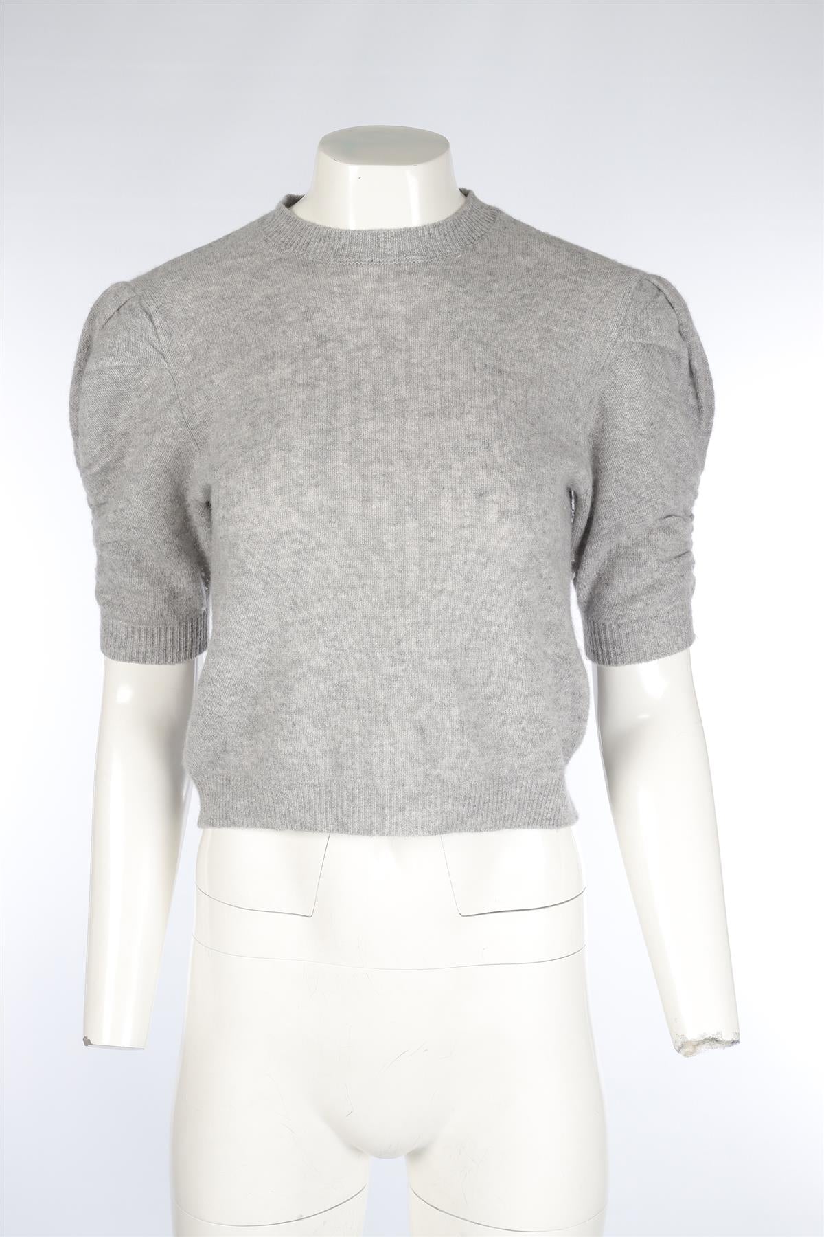 FRAME GREY CASHMERE SWEATER SMALL
