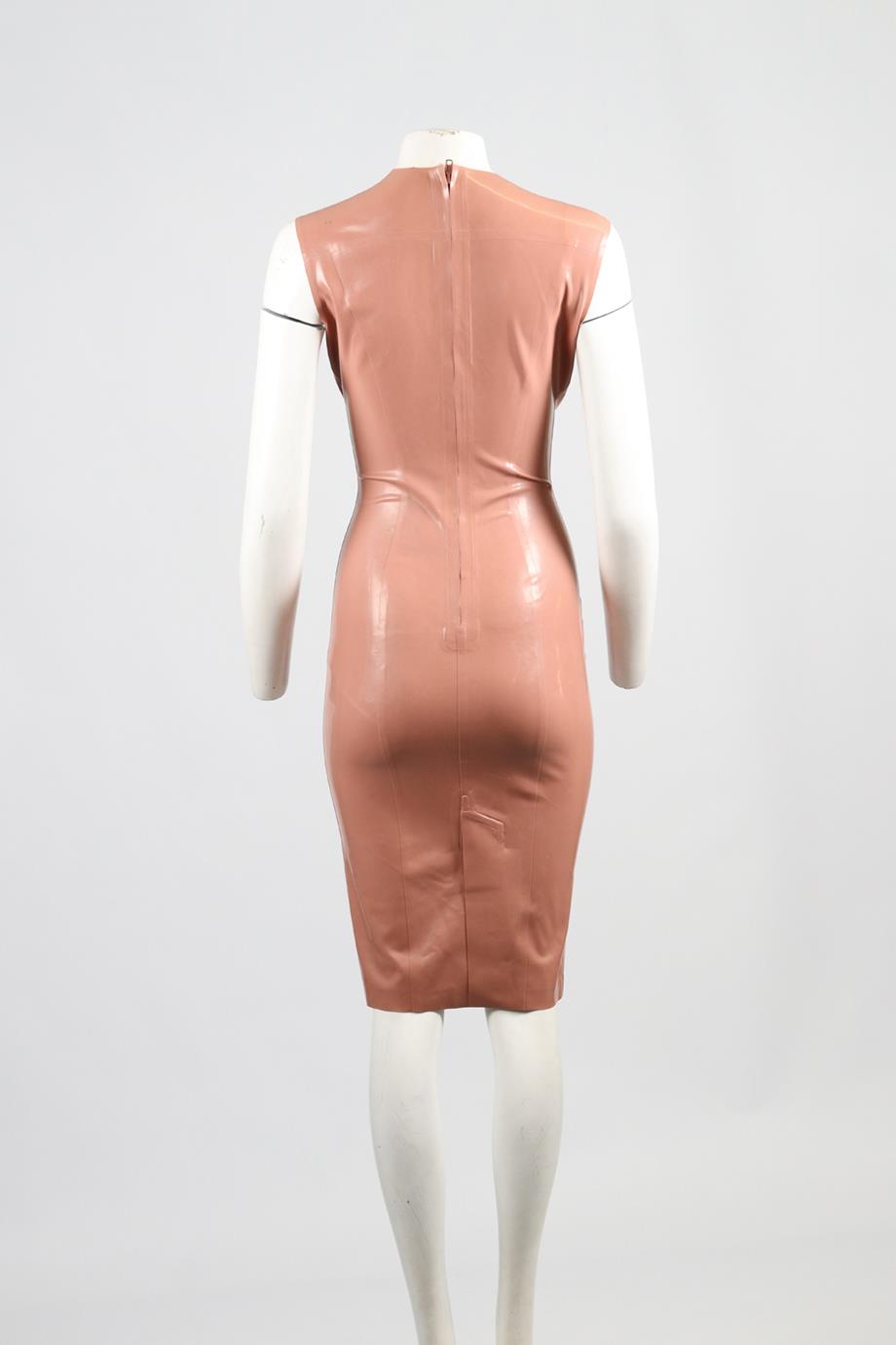 ATSUKO KUDO VINYL MIDI DRESS MEDIUM