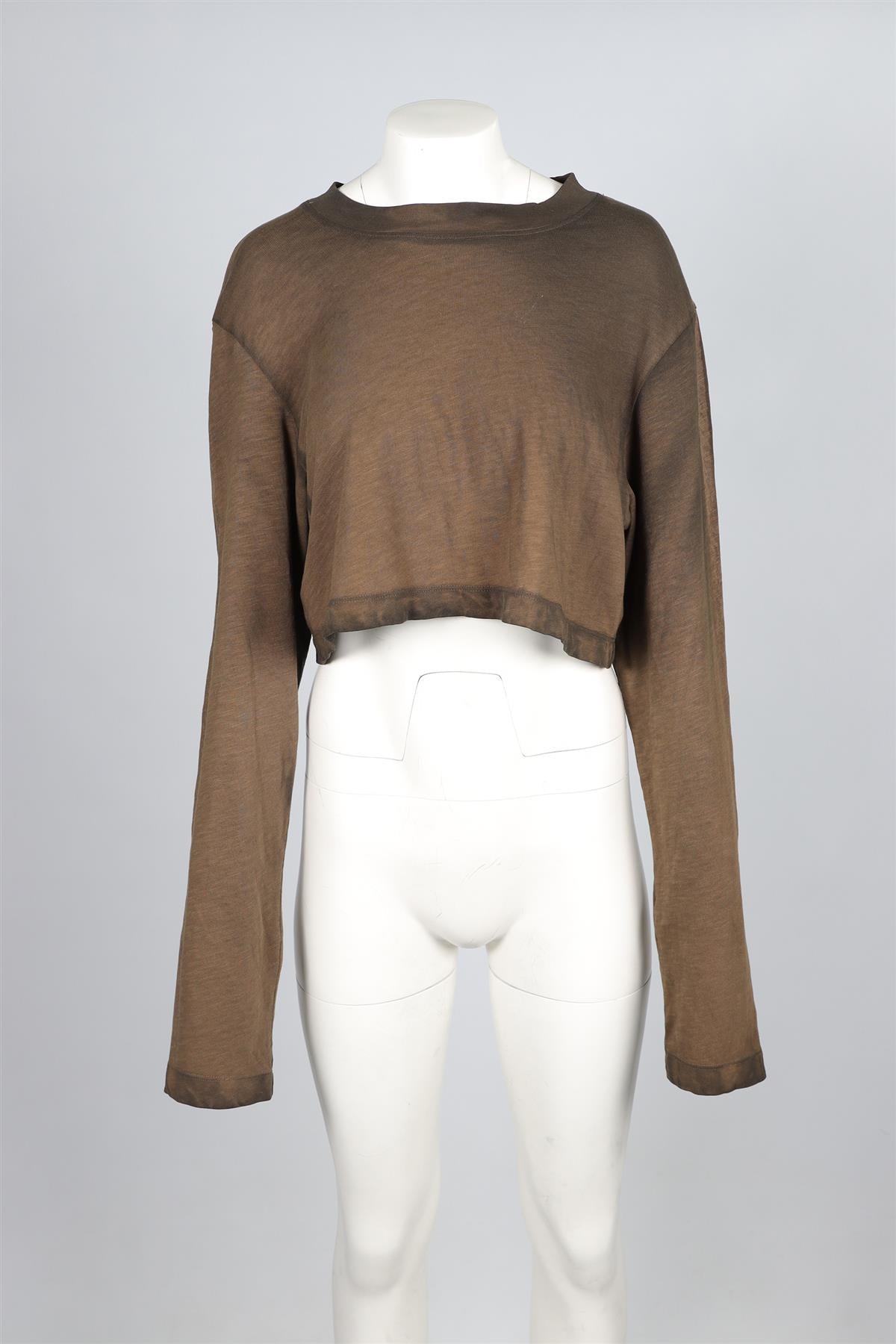 COTTON CITIZEN BROWN COTTON TOP MEDIUM