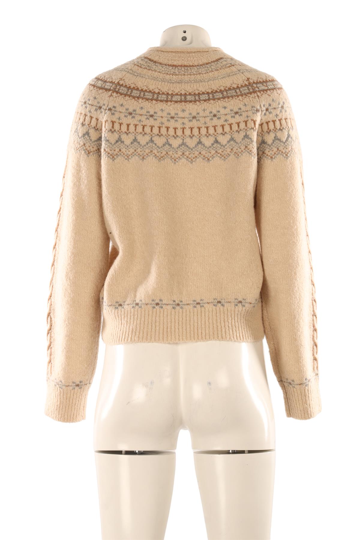 GUEST IN RESIDENCE BEIGE CASHMERE SWEATER SMALL