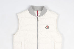 MONCLER GREY KIDS BOYS PADDED GILET 8 YEARS