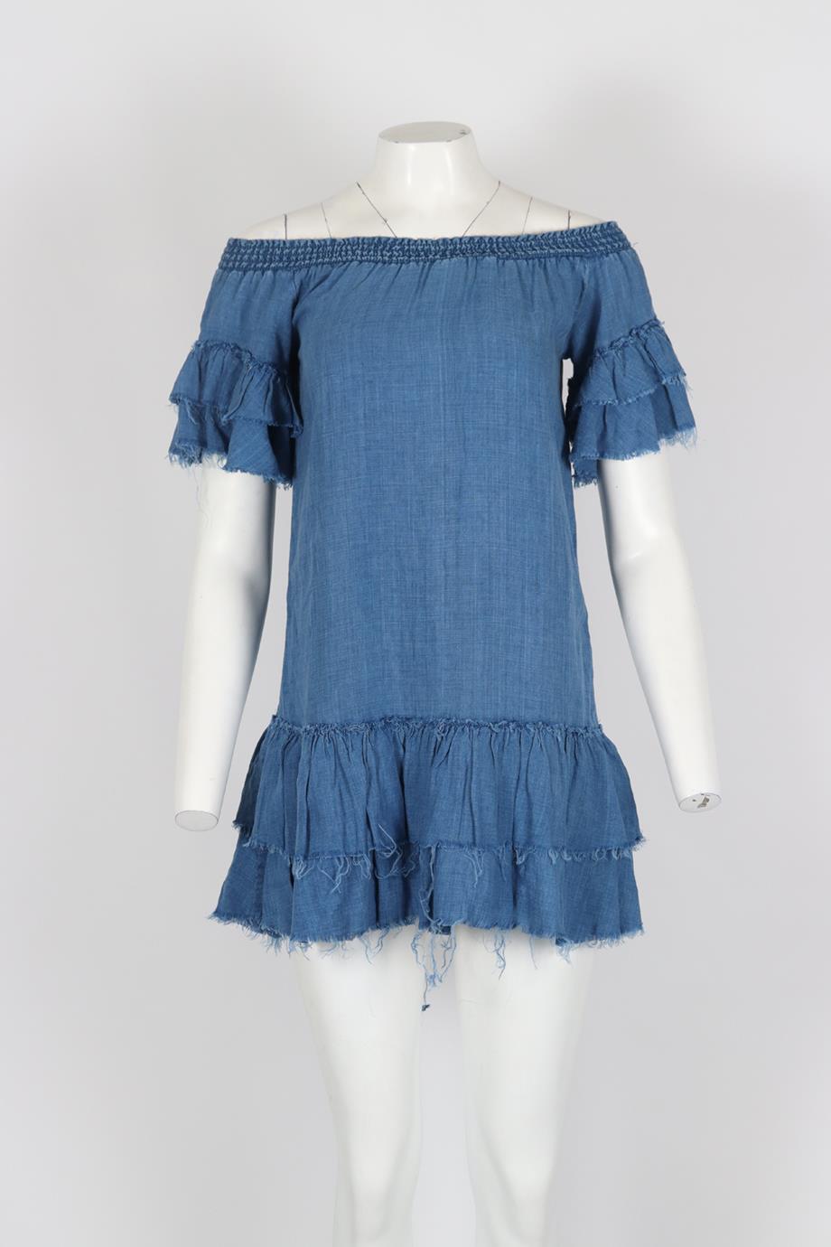 RAILS CHAMBRAY MINI DRESS XSMALL
