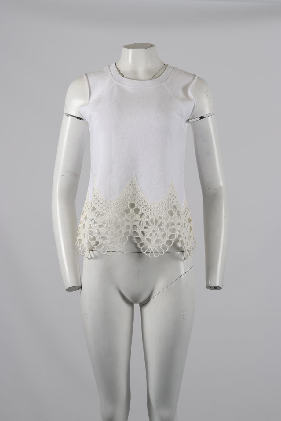 CHLOÉ COTTON BLEND TOP SMALL
