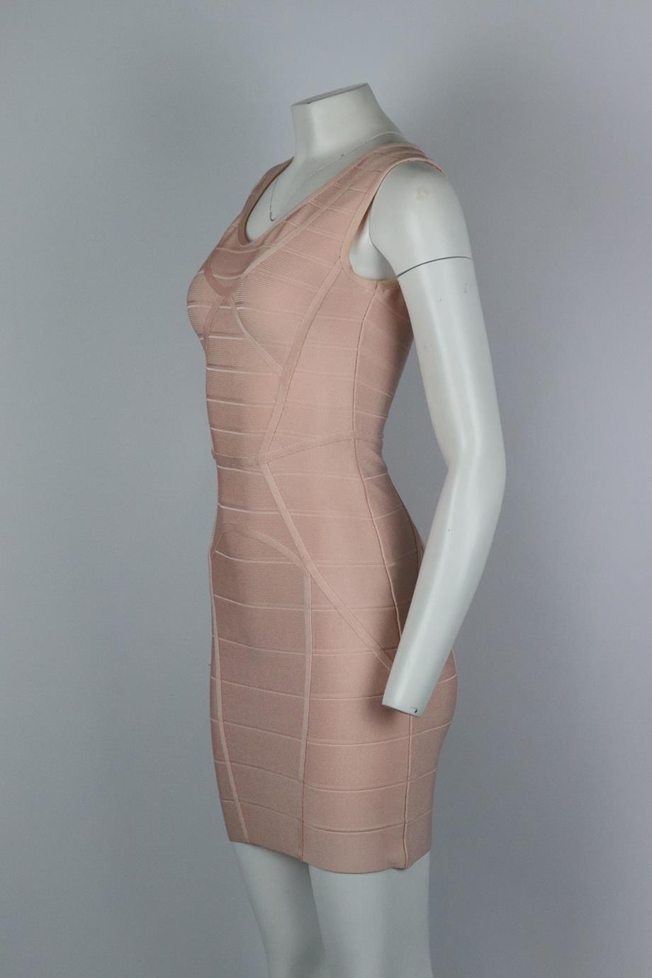 HERVE LEGER BANDAGE MINI DRESS SMALL