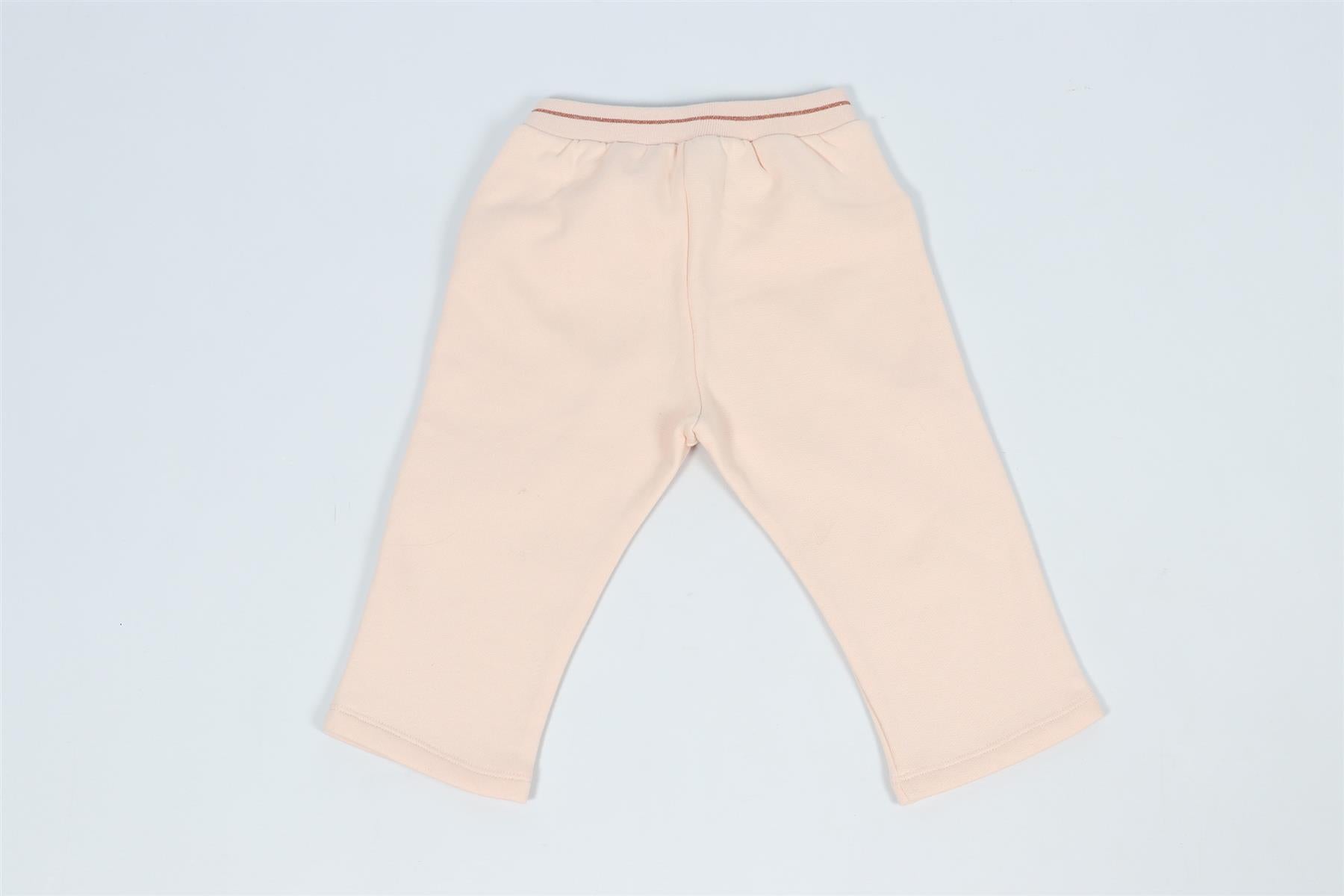 CHRISTIAN DIOR PEACH BABY GIRLS COTTON PANTS 18 MONTHS