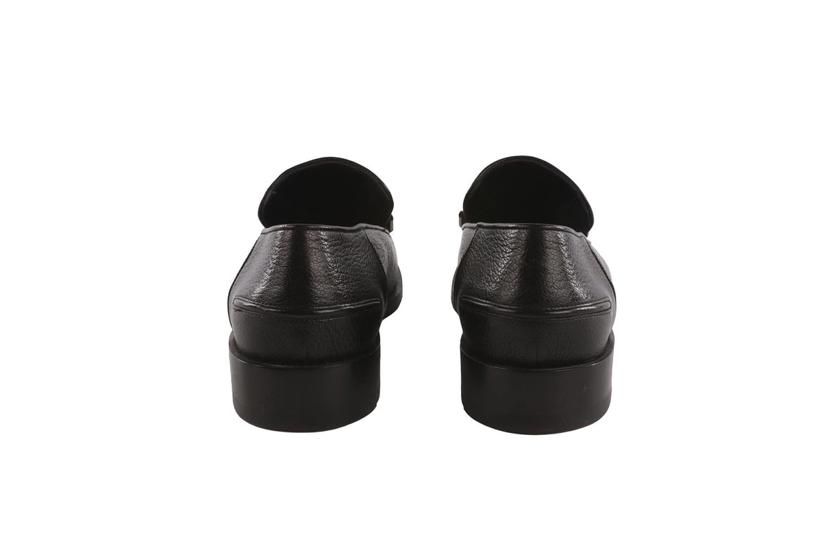 BALENCIAGA BLACK LEATHER LOAFERS EU 39 UK 6 US 9