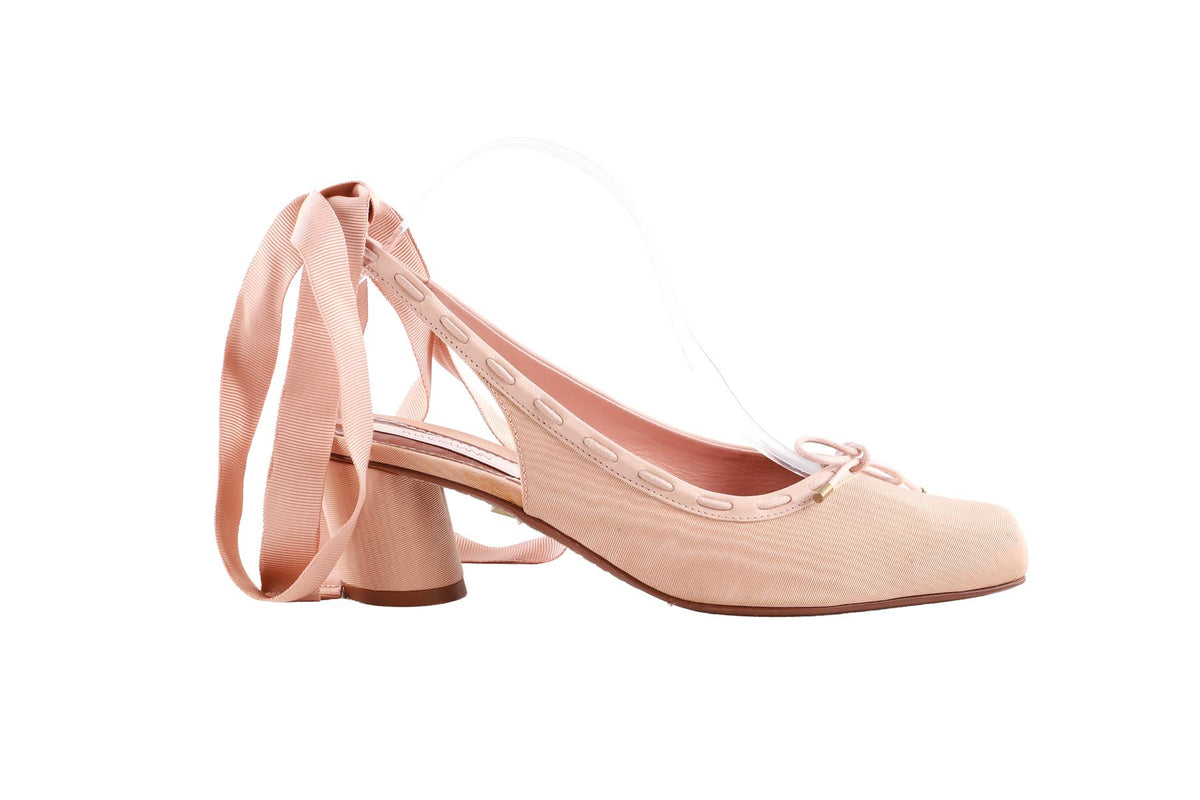 ZIMMERMANN PINK GROSGRAIN PUMPS EU 38 UK 5 US 8