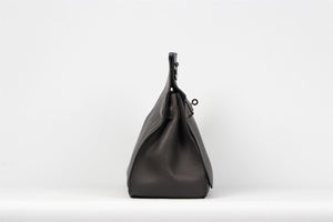 HERMÈS 2009 JYPSIERE 36CM CLEMENCE LEATHER SHOULDER BAG