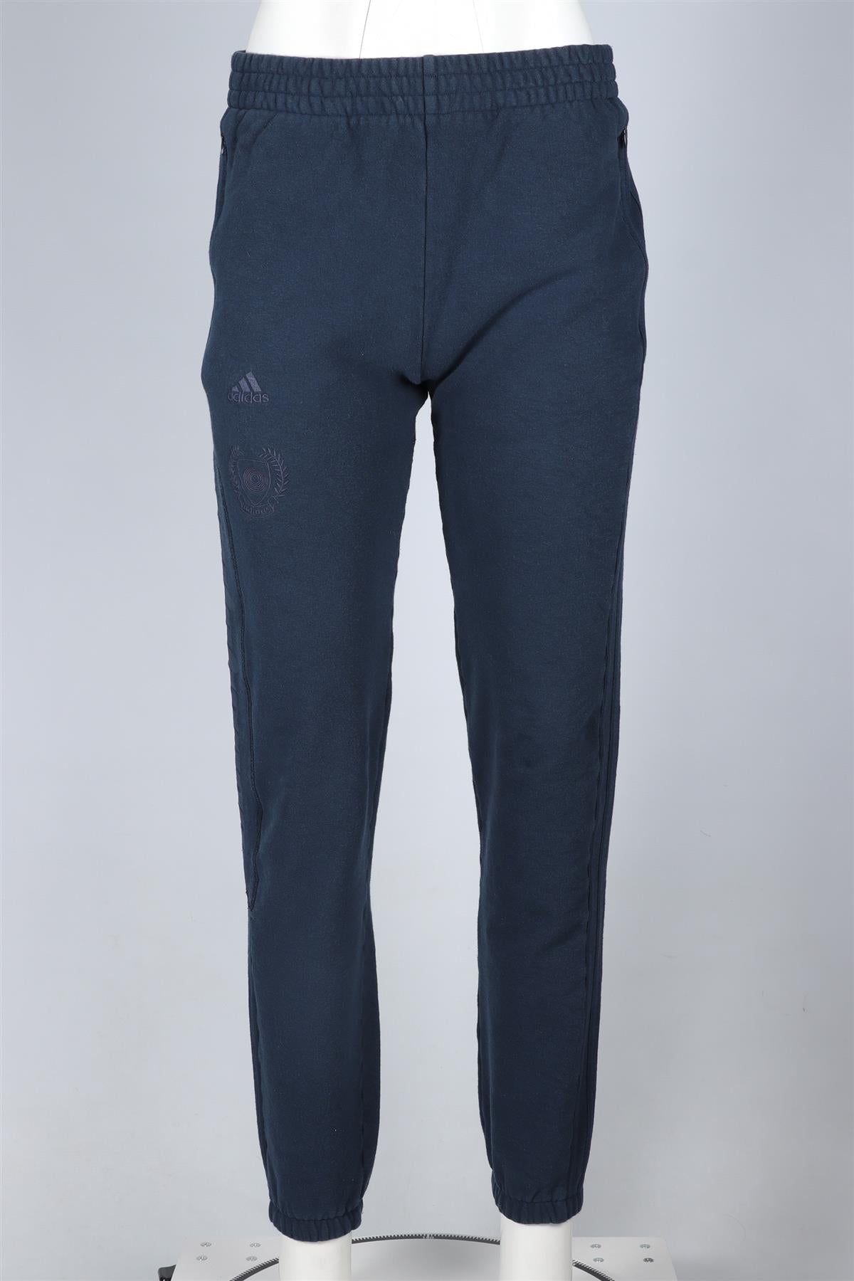 YEEZY NAVY COTTON TRACK PANTS MEDIUM