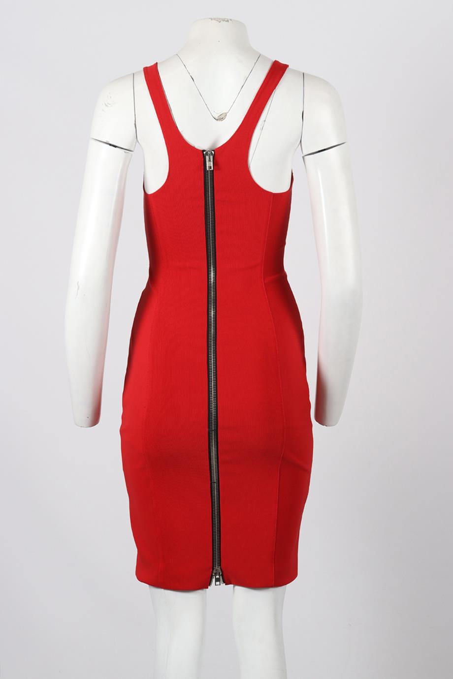 ALEXANDER WANG STRETCH KNIT MIDI DRESS UK 6