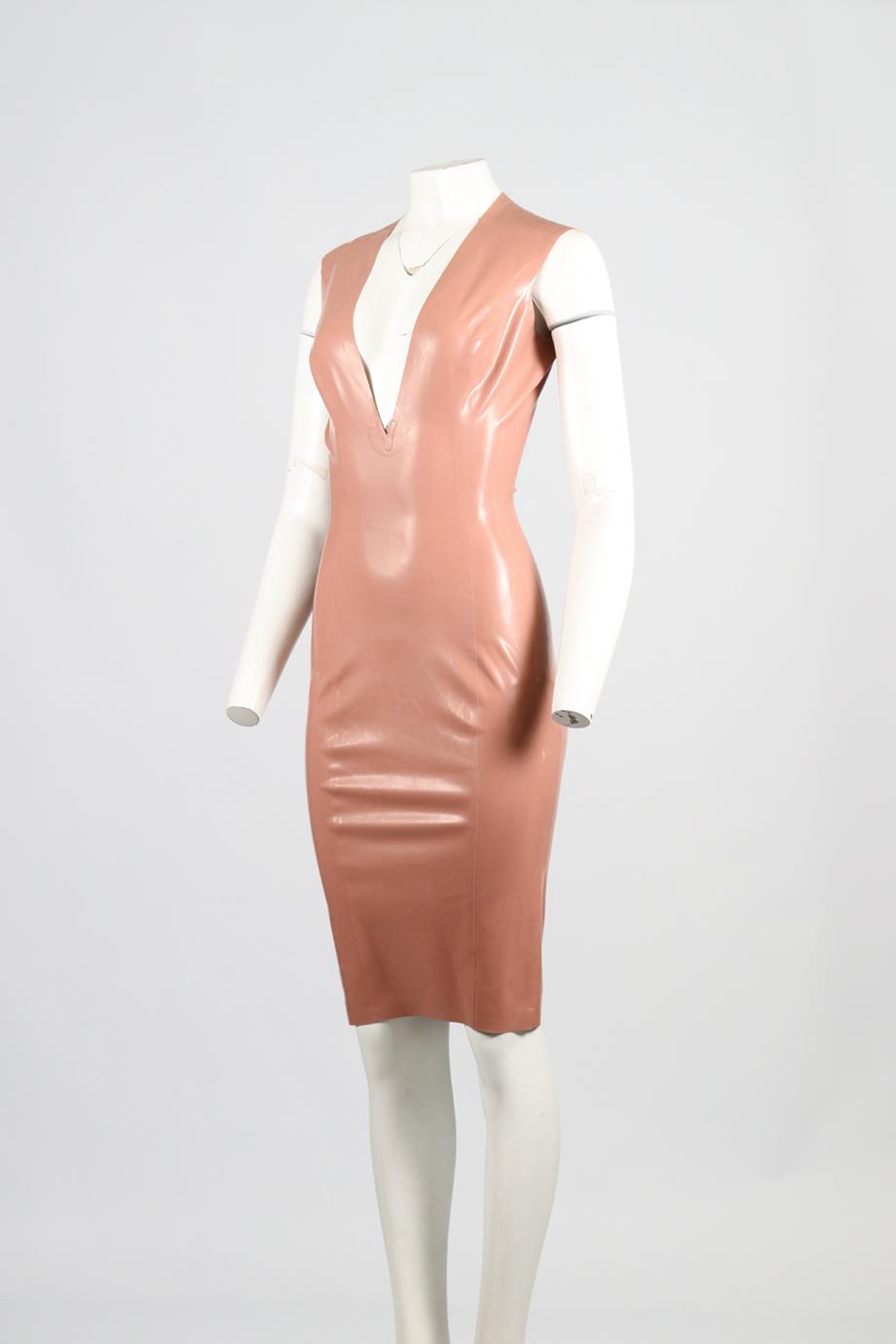 ATSUKO KUDO VINYL MIDI DRESS MEDIUM