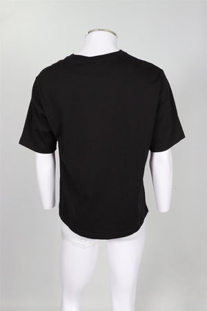 ACNE STUDIOS BLACK MEN'S COTTON T-SHIRT SMALL