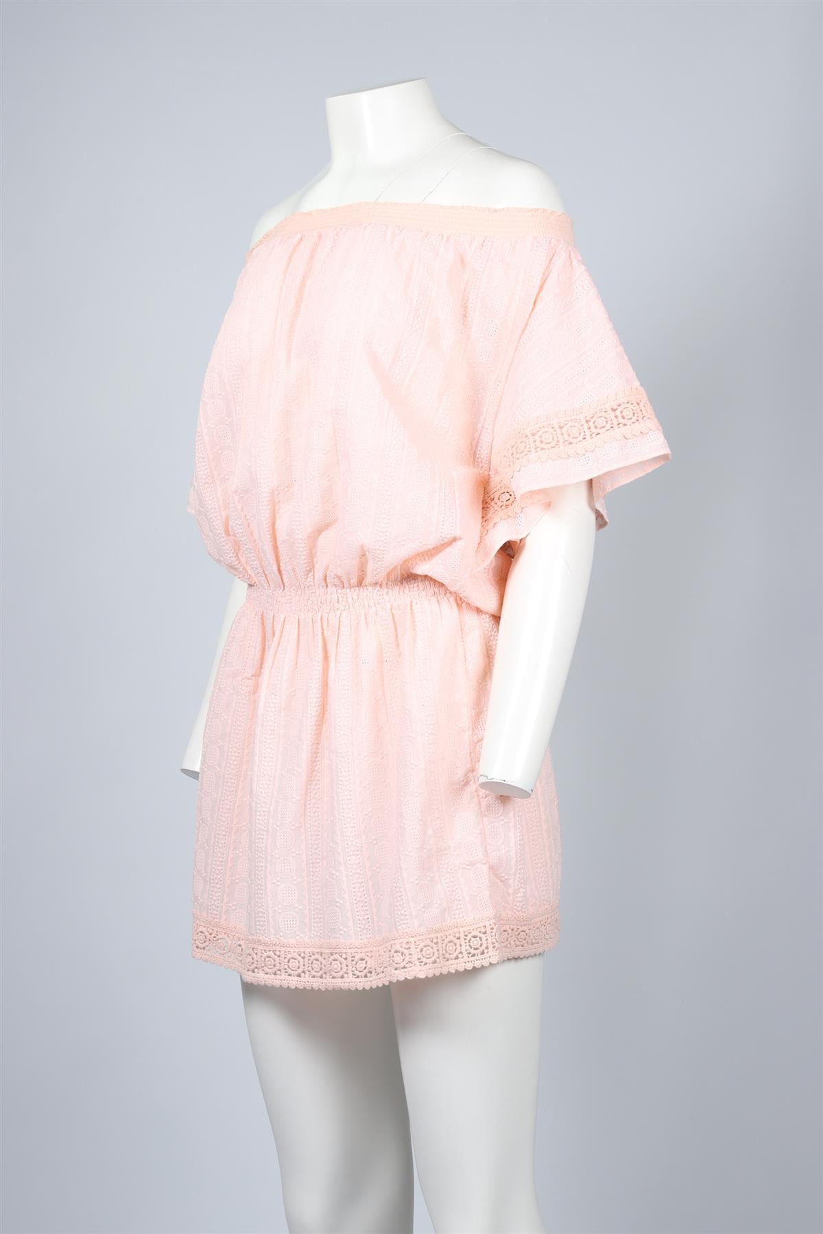 MELISSA ODABASH PEACH DRESS MEDIUM