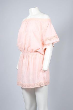 MELISSA ODABASH PEACH DRESS MEDIUM