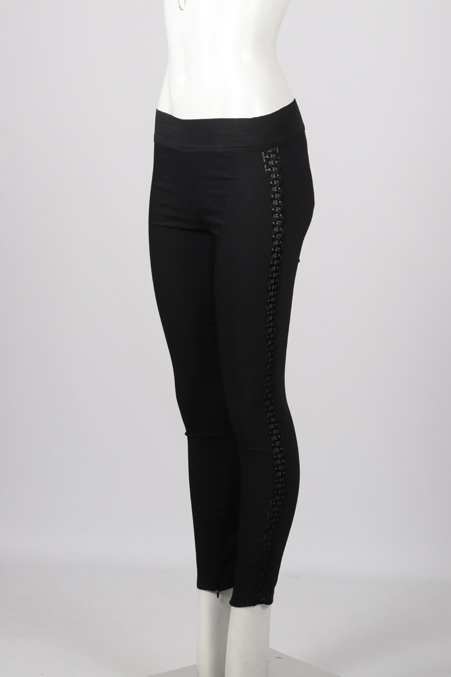 STELLA MCCARTNEY WOOL BLEND SKINNY PANTS IT 36 UK 4