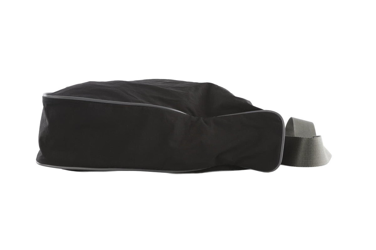 PRADA BLACK LINEA ROSSA NYLON CROSSBODY BAG