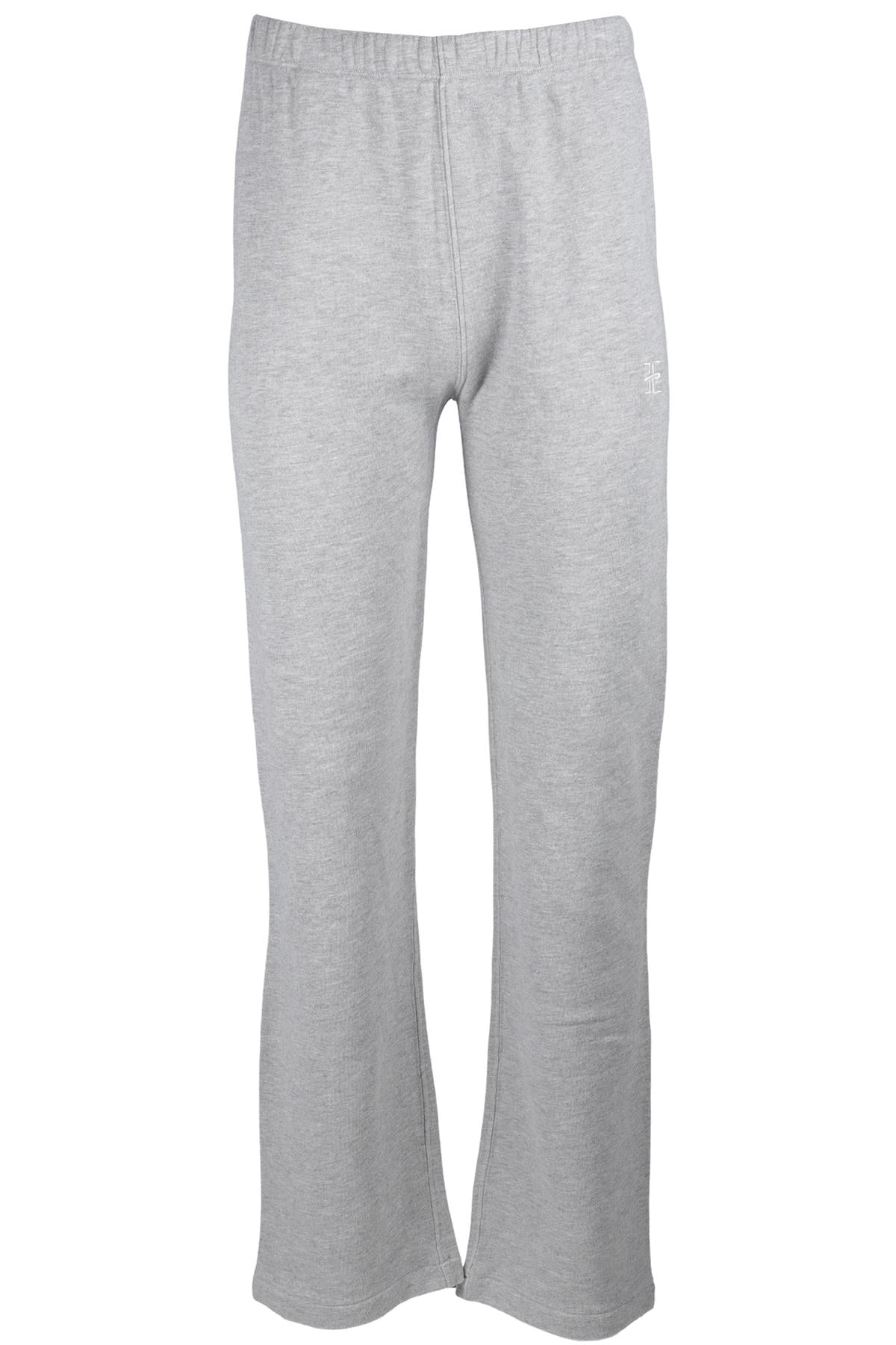 ETERNE GREY COTTON TRACK PANTS SMALL