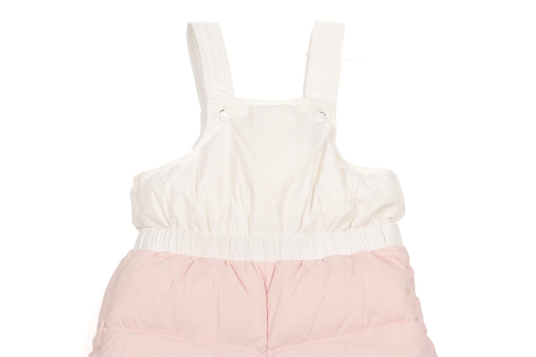 MONCLER PINK KIDS GIRLS SALOPETTES 3 YEARS