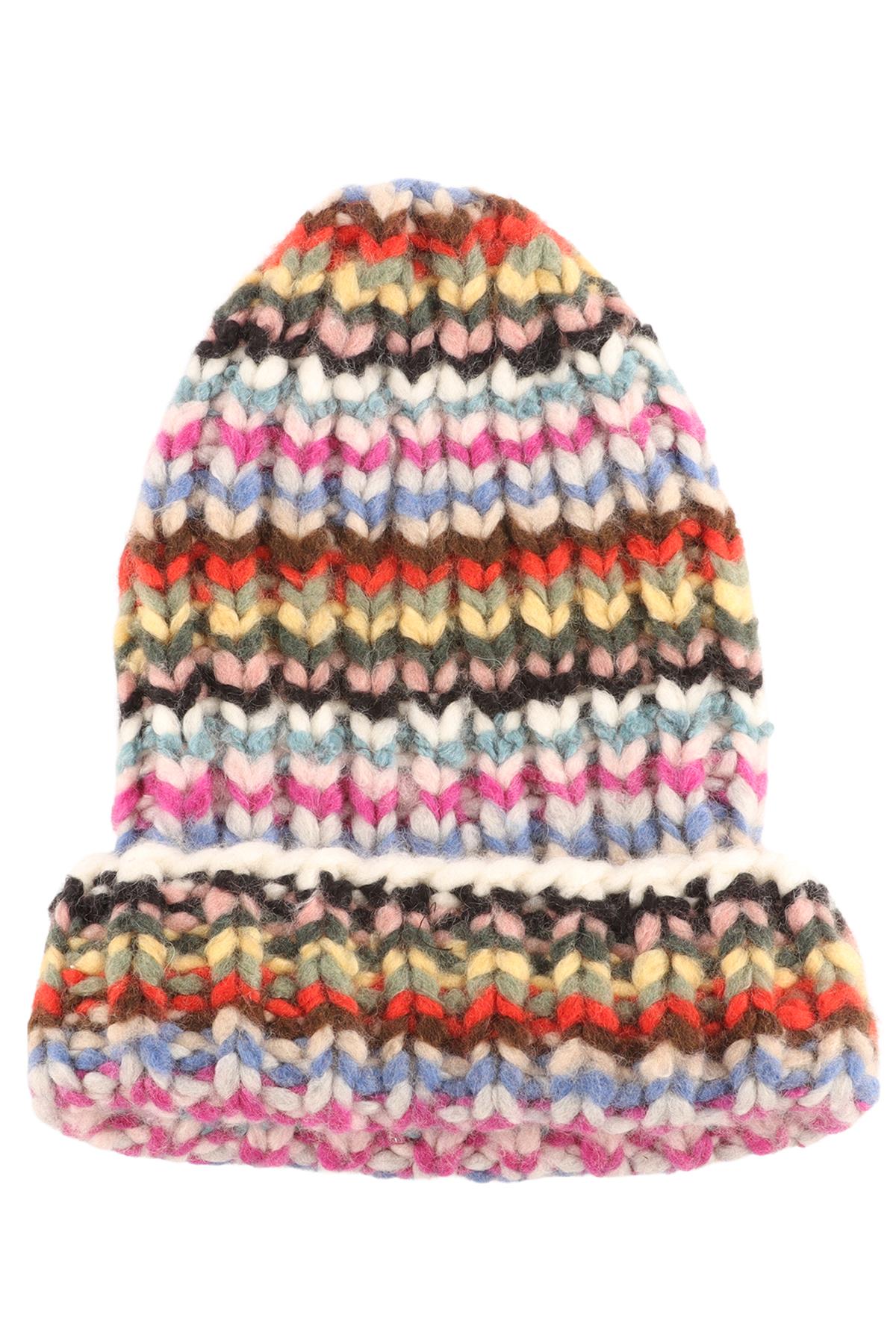 SUZIE KONDI MULTI CASHMERE BEANIE ONE SIZE