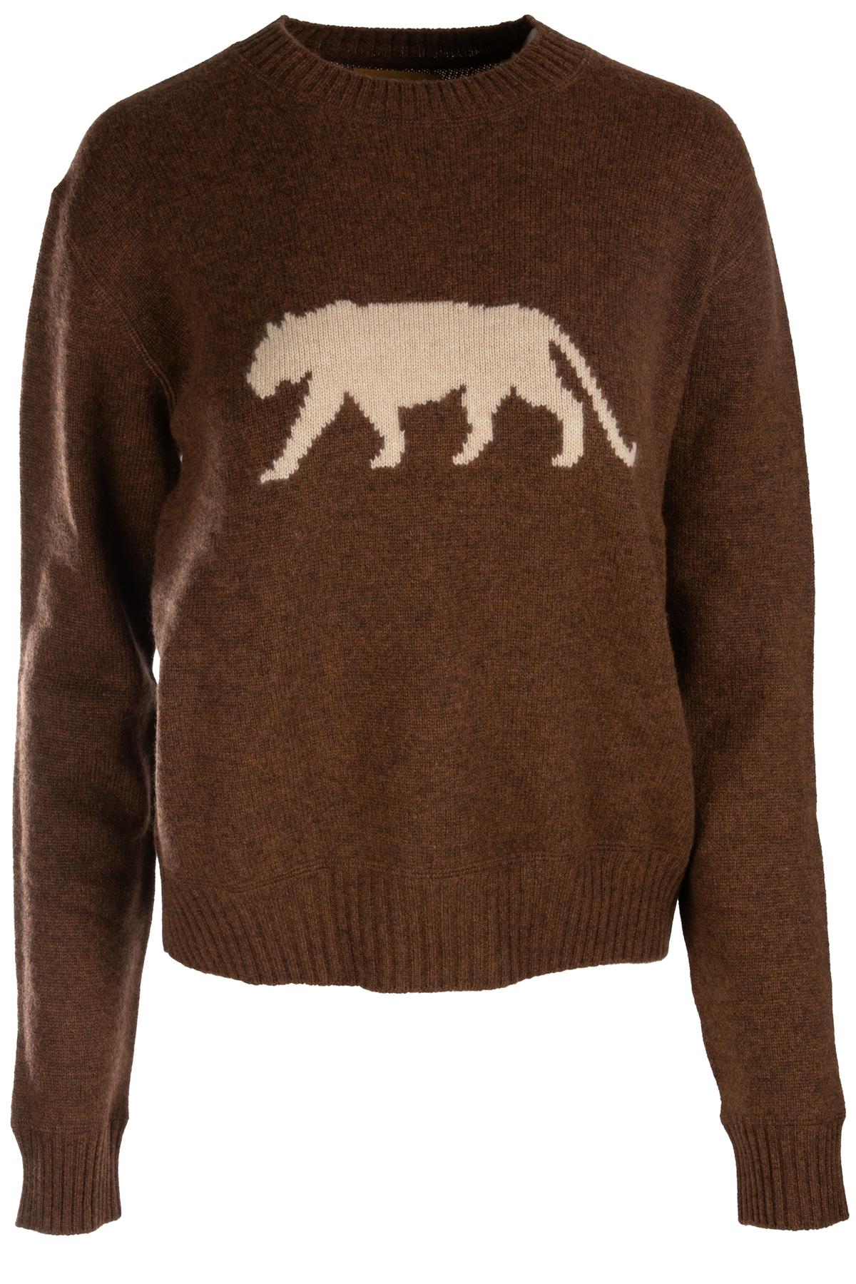 SABYASACHI BROWN CASHMERE SWEATER FR 38 UK 10 US 6 IT 42